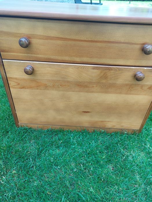 Szafka na buty z szufladą drewniana