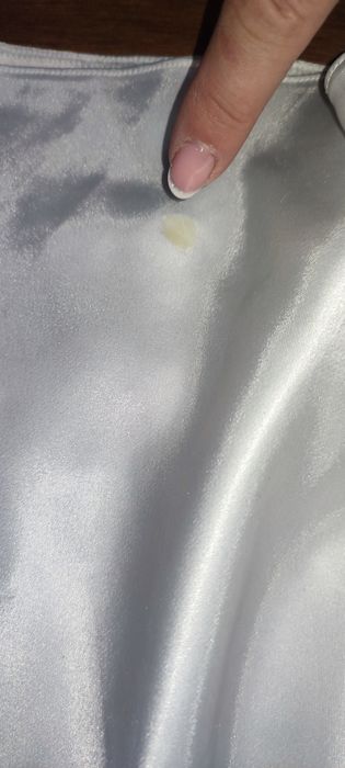 Biała nocna koszulka rozm M wymiary na fotkach