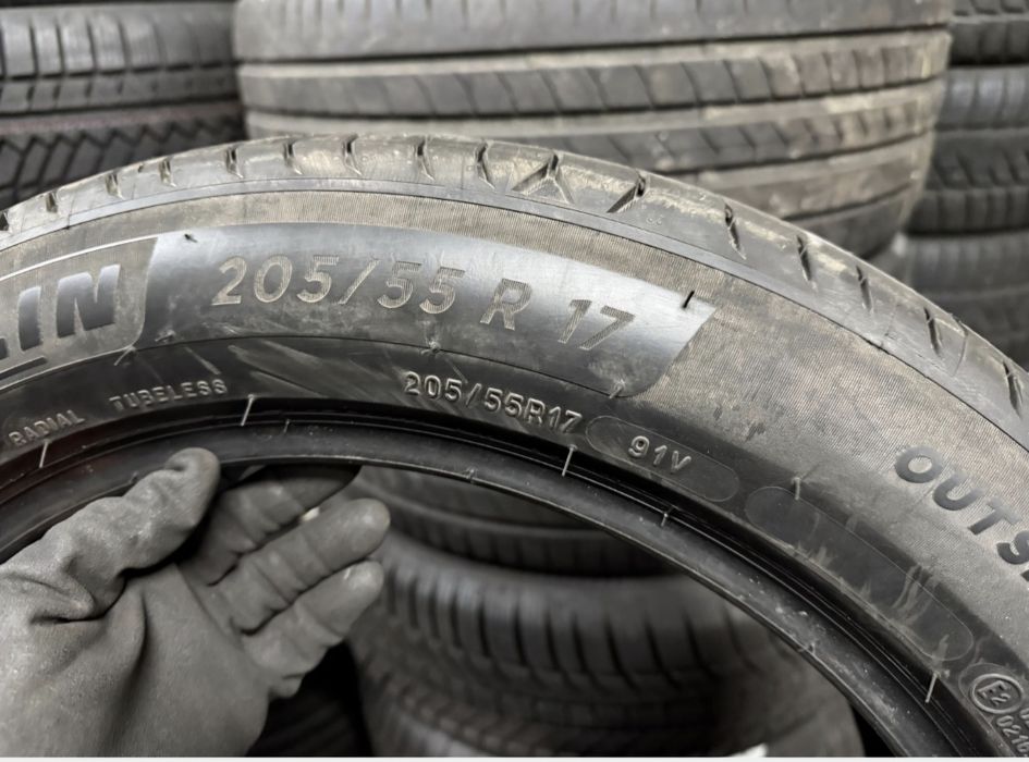 4x Michelin 205 55 r.17, 2024, 7,2 mm jak nowe