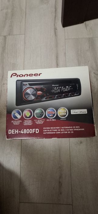 Магнитола PIONEER DEN-4800FD со встроеным уселителем