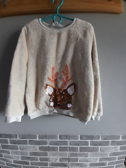 Bluza bluzka na miśku 122-128