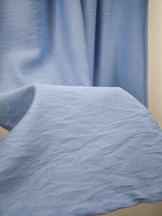 Spodnie z szeroką nogawka palazzo błękitne  wiskoza