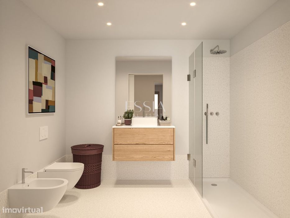 Apartamento T2 com varanda no Antas Atrium