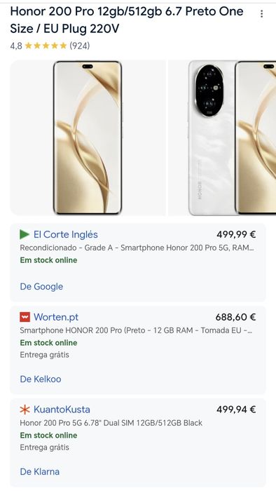 Honor 200 pro 12gb RAM 512gb Rom
