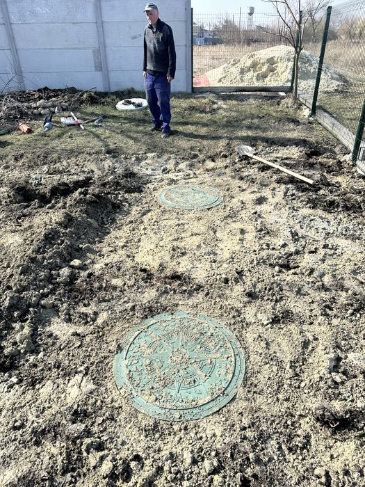 Септик під ключ, київська область, монтаж 1/2 дні, комуникации, кільця