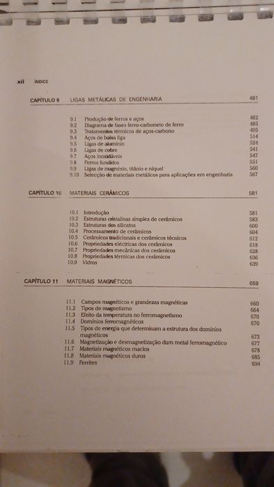 SEBENTA Engenharia Mecânica - Princípios de ciência e engenharia de ma