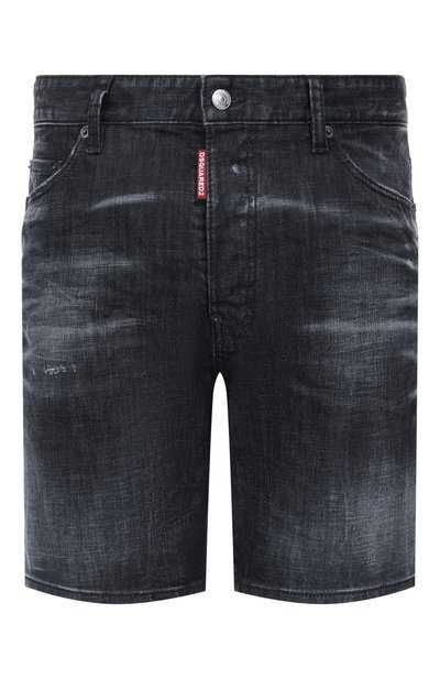 DSQUARED2 jeansowe szorty MARINE SHORT spodenki NERO