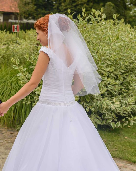 Suknia ślubna oryginalna nietypowa AGORA rozm. S/M