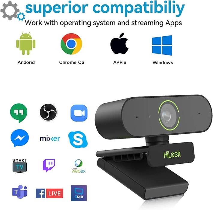 Kamera internetowa z mikrofonem hilook u1  u12 hd 1080p