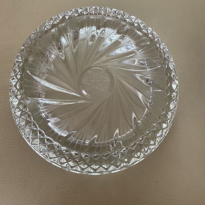 Popielniczka kryształowa duża - PRL