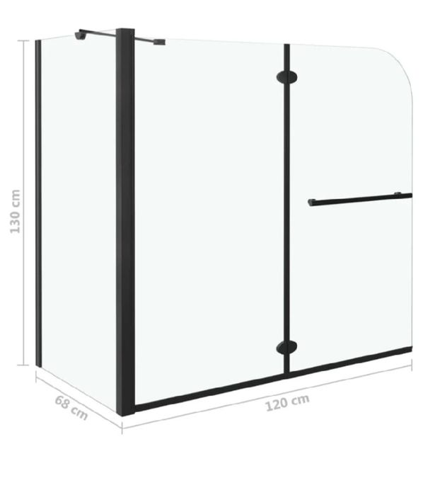 Sprzedam piękne dziwi łazienkowe vidaXL Podwójnie składany parawan na