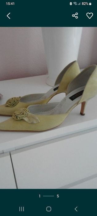 Najmodniejsze pistacjowe zielone szpilki Deichmann rozmiar 41
