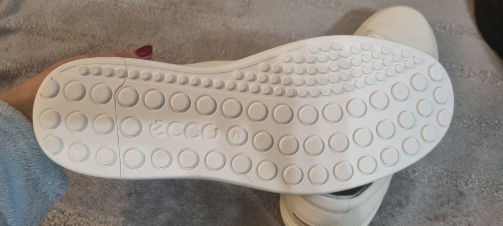 Sneakersy męskie skórzane Ecco Soft 60 42