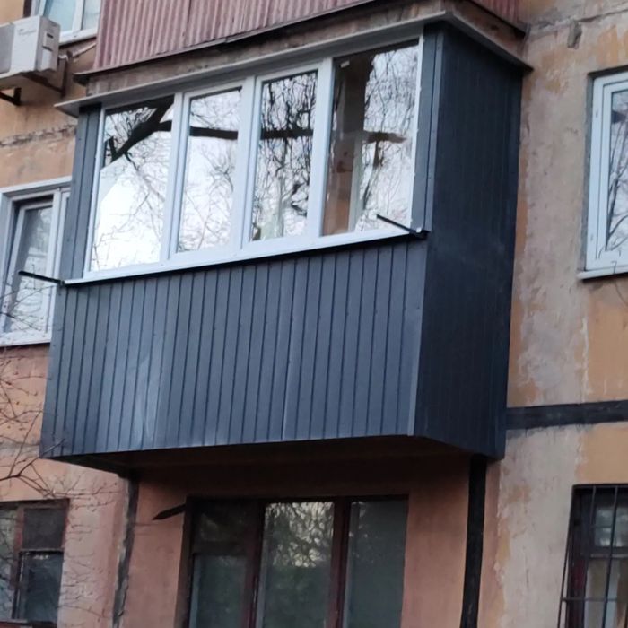 Балконны под ключ.Монтаж м/п окон и дверей, укладка кафеля - Монтаж ...