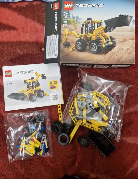 Конструктор Lego Technic, Экскаватор Погрузчик, 42197