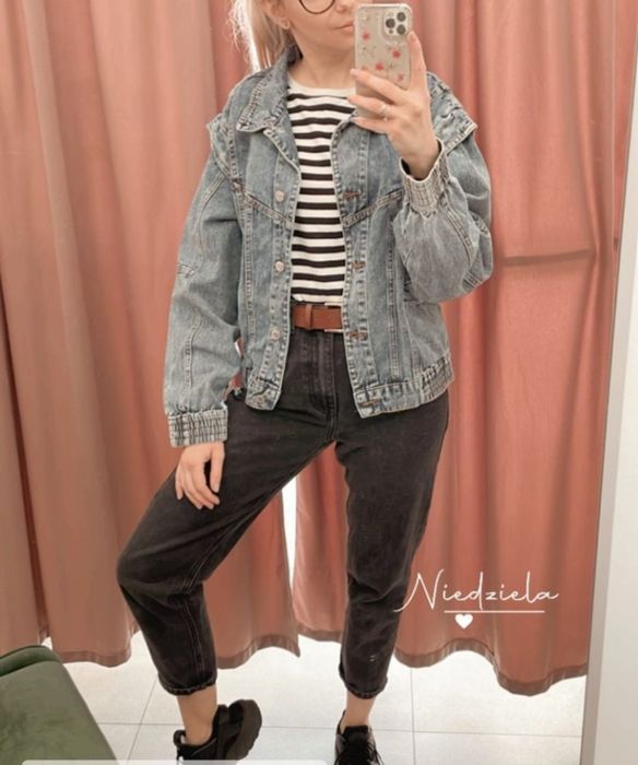 Kurtka Jeansowa nowa rozmiar M katana dżins