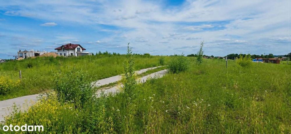 Gotowa działka budowlana z mediami, MPZP, Sząbruk