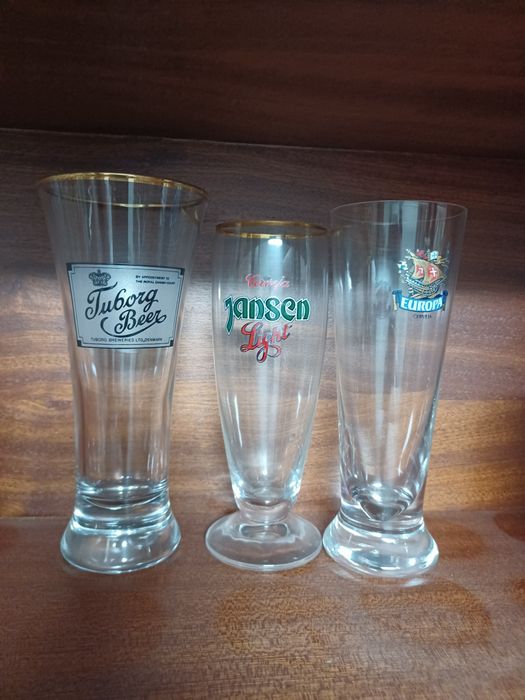 Copos lote de 3 coleção