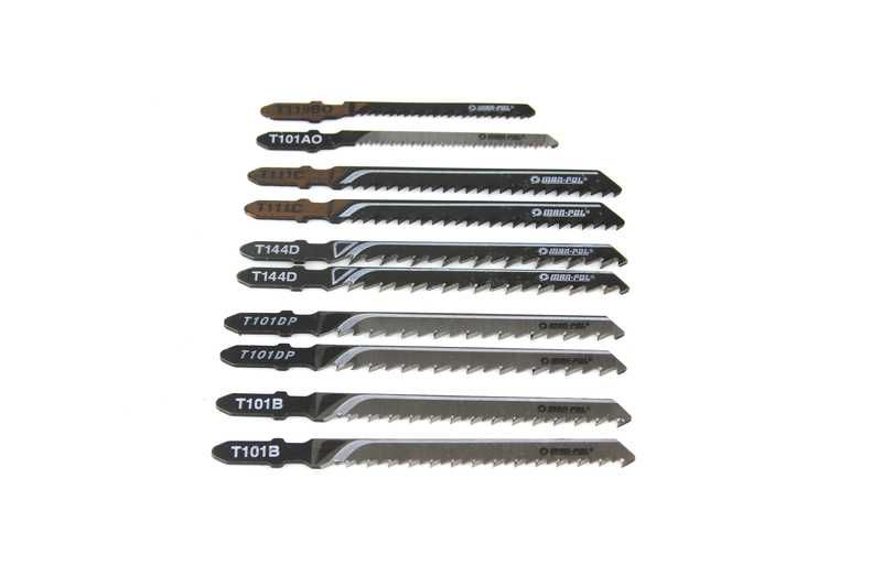 Zestaw brzeszczotów do wyrzynarki nożyki 10 szt nóż Mocne