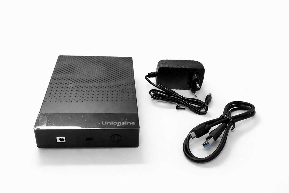 Caixa externa USB 3.1 para discos SATA 3,5" ou 2,5" Unionsine