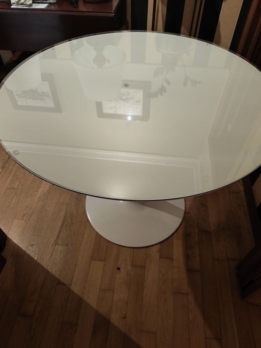 Mesa Jantar Redonda com Vidro