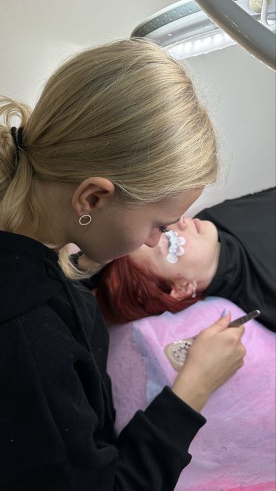 Курси Лешиейкер з нуля. Нарощування вій метро Вокзальна. Нова робота