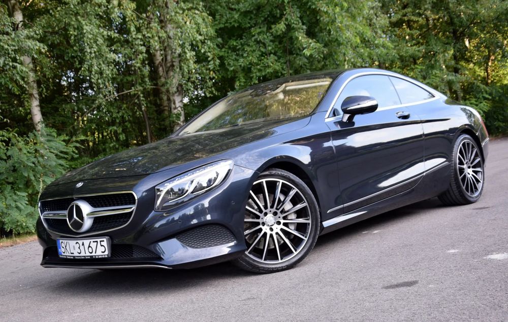 Mercedes-Benz Klasa S 500 Coupe 465KM Salon Polska F-Vat 23% Zamiana