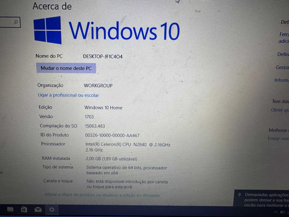 Portátil HP Stream 13.3" (TPN-Q155)
