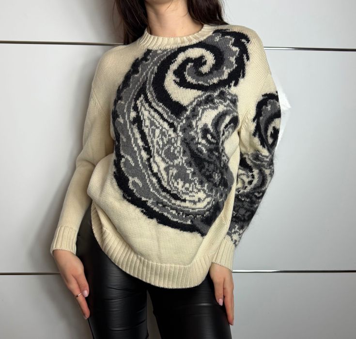 Sweter Roberto Cavalli Nowa Kolekcja Wool / Mohair