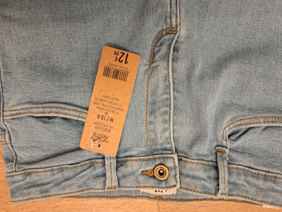 JEANSY super  stretch z wysoką  talią rozmiar M - TAPE À L’ŒIL