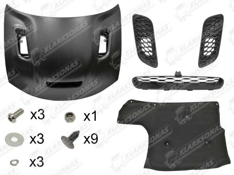 Капот алюм. DODGE CHARGER 2015+ PDG20025A