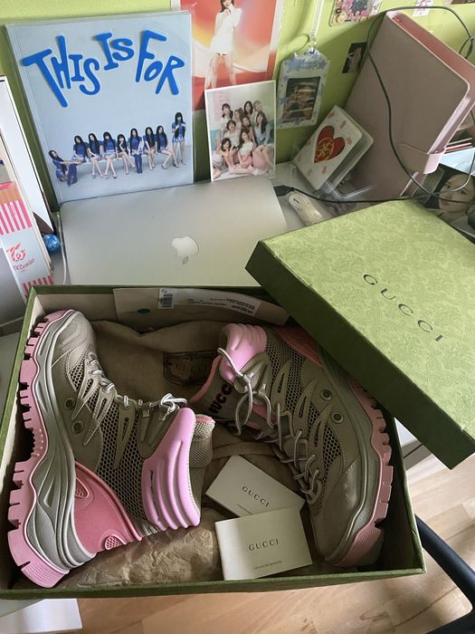 Gucci Flashtrek różowe – nowe z metką, 37