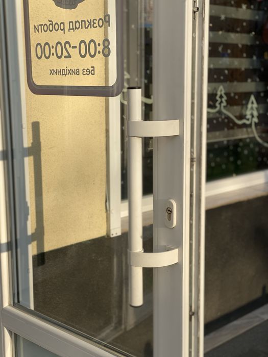 Ручка офисная прямая, ручка офісна пряма, ручка нержавейка