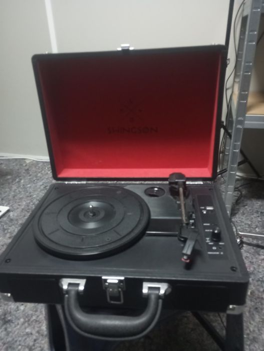 Gira discos tipo mala