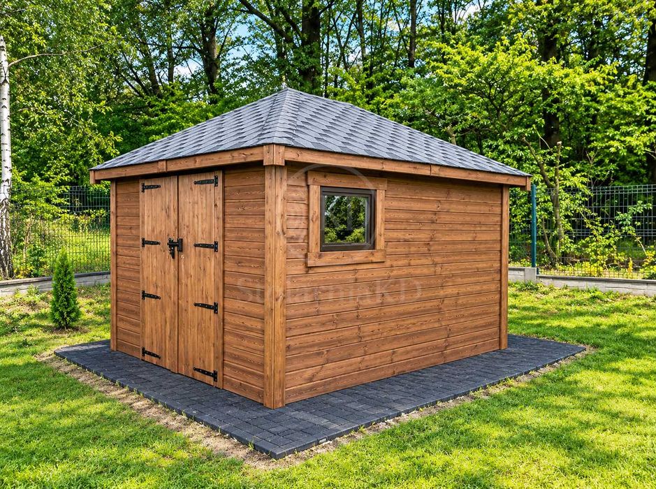Domek narzędziowy 4x5 | DN1 4x5 m | Domek drewniany na każdy wymiar | StolarniaKD