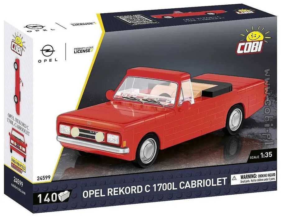 Opel Rekord C 1700 L Cabriolet klocki Cobi 24599 nowe