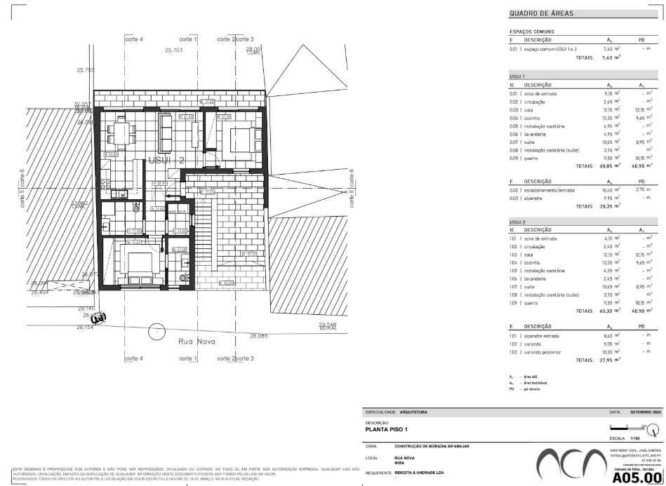 Terreno com projeto aprovado