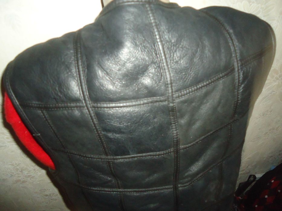 желет кожа на меху