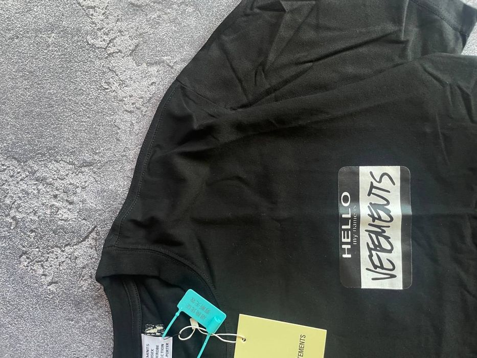 T-Shirt Vetements big logo oversize