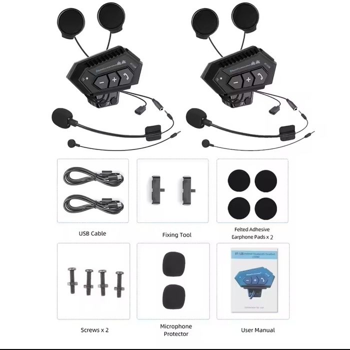 [NOVO] Intercomunicador Bluetooth Capacete Moto473255386588784641