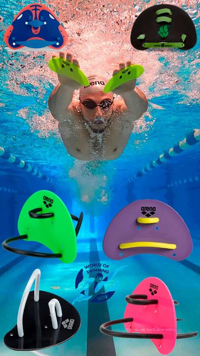 Лопатки для плавания Mad Wave Arena Speedo (original!)