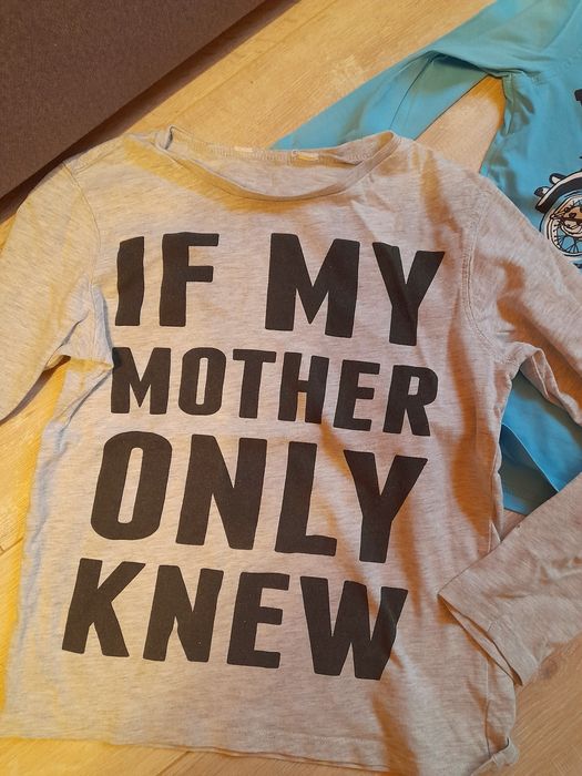 Bluzeczki r.122 długi rękaw