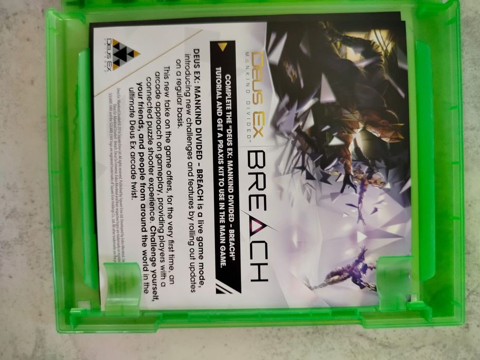 Gra Deus Ex na Xbox one