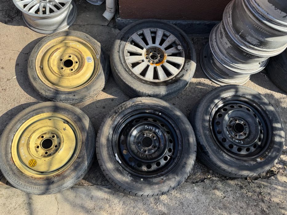 Запаска на Mitsubishi Lancer X, R16 205.60.16 Dunlop SP Sport