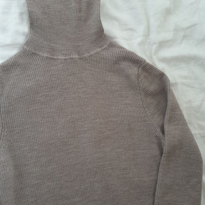 Beżowy wełniany golf uniqlo 42 XL