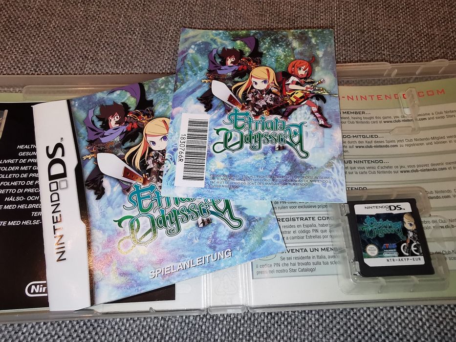 Etrian Odyssey DS Nintendo gra ANG (komplet) RZADKOŚĆ na rynku