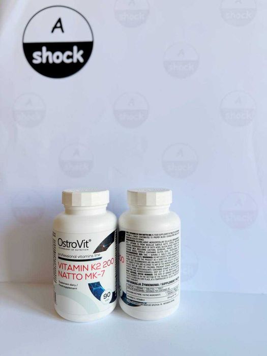 БАД вітамін К2 OstroVit Vitamin K2 200 Natto MK-7 (90 таблеток.)