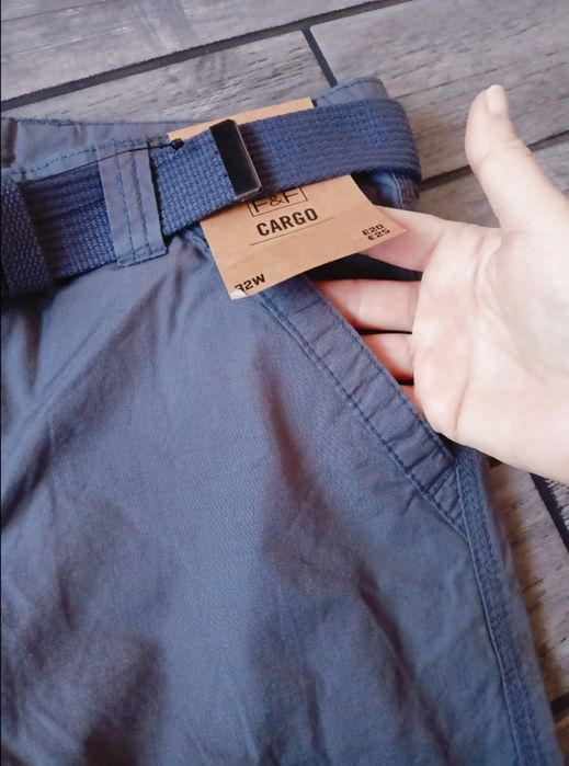 Krótkie spodenki, spodenki cargo, męskie spodenki, 32W
