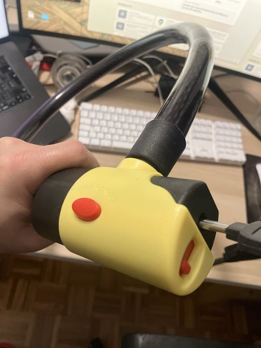 Cadeado para moto com alarme
