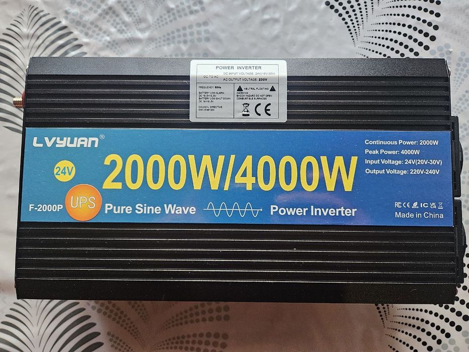 Інвертор 24/220 чиста синусоїда